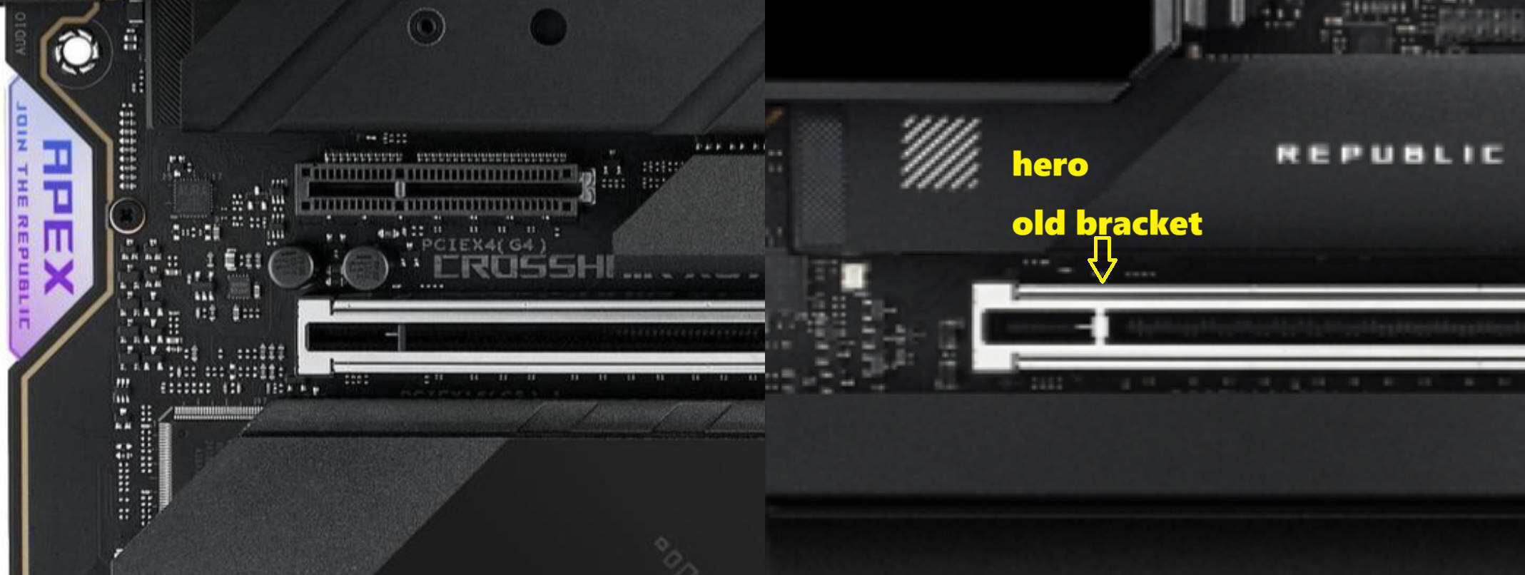 ASUS updates PCIe Q-Release Mechanism known for causing scratches on GPUs.