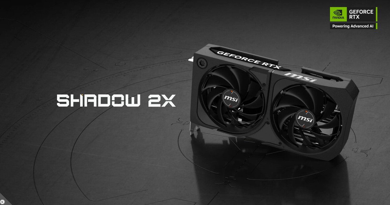 MSI introduces the SHADOW 2X Design with the launch of GeForce RTX 5070 models.